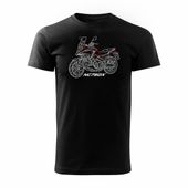 Koszulka z motocyklem na motor Honda NC 750 X NC750X męska czarna REGULAR M