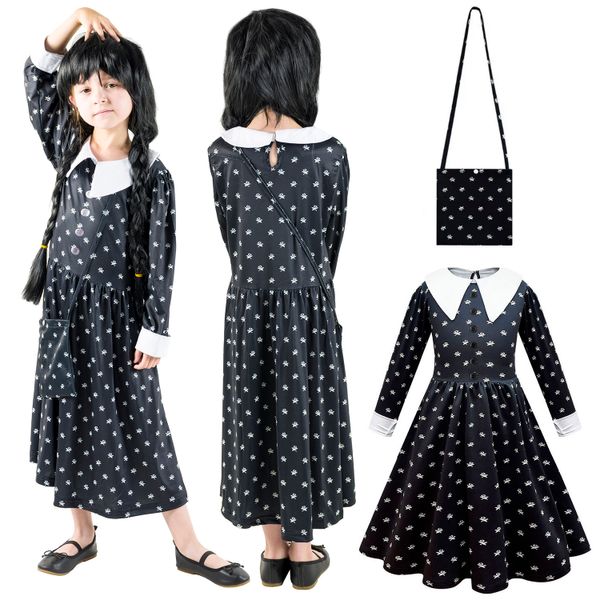 Przebranie Wednesday rozmiar 134-140 zdjęcie 1