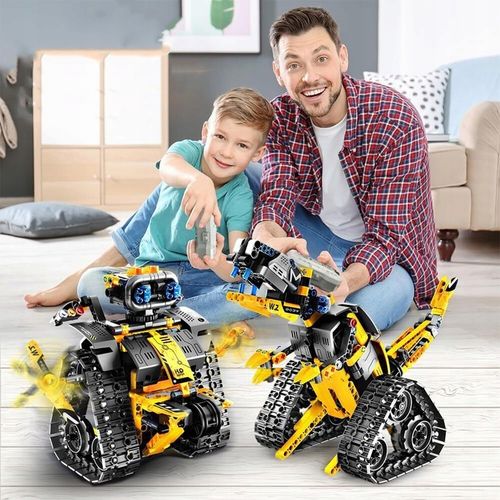 FIGURKA ROBOT WALL E 520 szt KLOCKI - 3w1 PROGRAMOWALNY RC ROBOT na Arena.pl