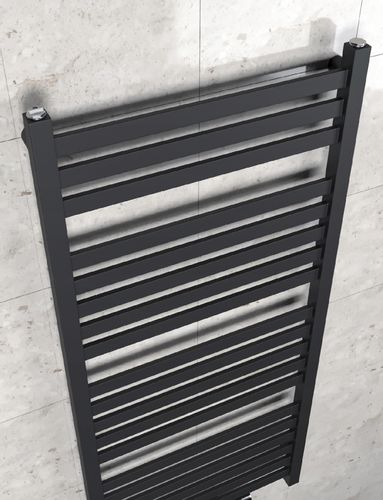 GRZEJNIK ŁAZIENKOWY PRIME-MID 1350/430 CZARNY MAT na Arena.pl