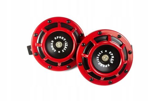 EPMAN WYSOKIEJ JAKOŚCI KLAKSON 335/400Hz KLAKSONY RED CZERWONY na Arena.pl