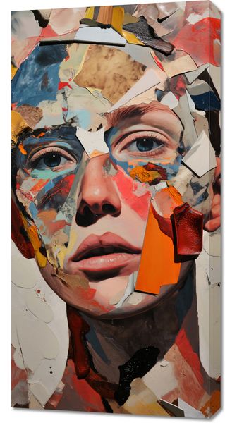Obraz 50x100cm Podział Samego Siebie zdjęcie 1