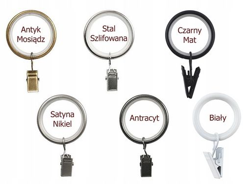 KARNISZ pojedynczy 19mm / 200 cm LUXURY CICHE KÓŁKA wzory 6 KOLORÓW na Arena.pl