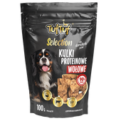 PRZYSMAKI DLA PSA TufTuf  SELECTION KULKI PROTEINOWE WOŁOWE 100g