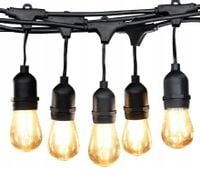 Girlanda lampki ogrodowe 10m łańcuch sznur