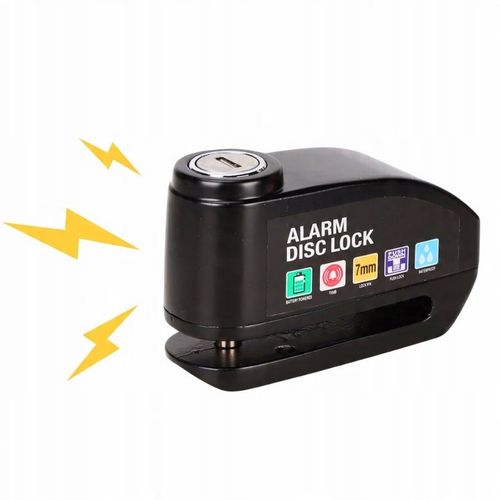 ALARM ZAPIĘCIE NA TARCZĘ HAMULCOWĄ ROWER MOTOR BLOKADA ROWEROWA 110d ABS na Arena.pl