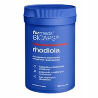 FORMEDS BICAPS RHODIOLA 500mg ADAPTOGEN STRES MÓZG UKŁAD NERWOWY 60k