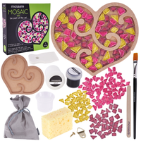 Mozaika W Kształcie Serca Do Zawieszenia Zestaw Kreatywny Akcesoria Mossaro