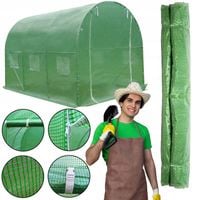 SAMA FOLIA ZAMIENNA NA TUNEL OGRODOWY WZMOCNIONA ZIELONA 3x2x2 6m² UV-4