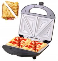 Opiekacz Do Kanapek Toster Ceramiczny Sandwich Do Chrupiących Tostów 850 W