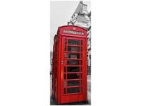 OBRAZ CZERWONA BUDKA TELEFONICZNA LONDYNIE