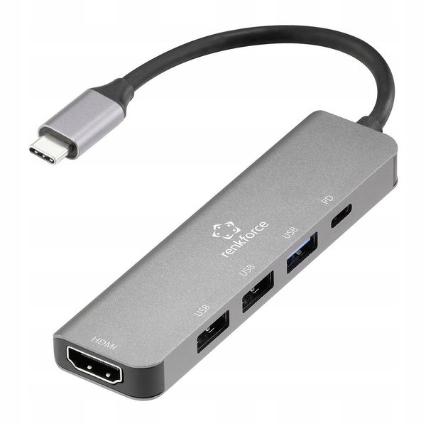 Stacja dokująca USB C HUB ADAPTER HDMI Przejściówka z USB do HDMI 4K zdjęcie 1