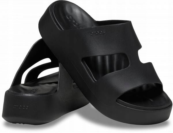 Damskie Wygodne Buty Klapki Crocs Gataway Platform 209409 Strap 38-39 zdjęcie 2
