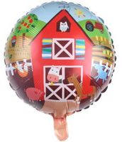 Balon foliowy okrągły Farma 45 cm