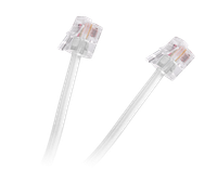 TEL0033F-10 Przewod tel.wt.-wt.bialy 10m