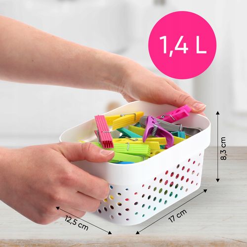 Curver Pojemnik Pudełko Ażurowe 1,4 L Biały na Arena.pl