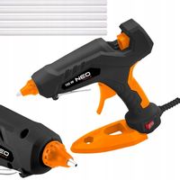 NEO ELEKTRYCZNY PISTOLET DO KLEJENIA NA GORĄCO 60W SZTYFTY 11mm + KLEJ