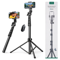 Selfie stick statyw z pilotem Bluetooth UGREEN LP680 1,7m