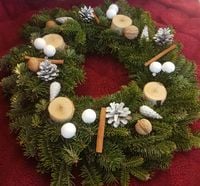 WIENIEC ŚWIĄTECZNY, ADWENTOWY, DEKORACJA NA STÓŁ