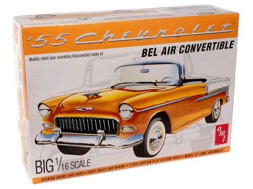Model Plastikowy - Samochód 1955 Chevy Bel Air Convertible na Arena.pl