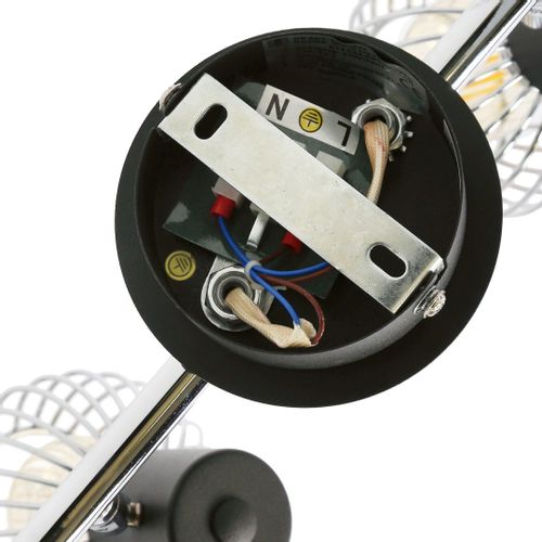 Oslo listwa 2x40W E14 czarny/chrom na Arena.pl