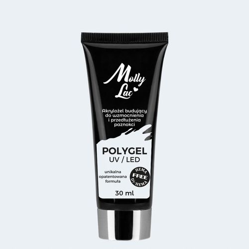Polygel akrylożel MollyLac żel budujący do przedlużania paznokci CLEAR na Arena.pl