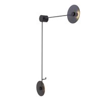 LAMPA ścienna FURANO 8493 Shilo metalowa OPRAWA kinkiet LED 12W 4000K metalowy amadeo czarny