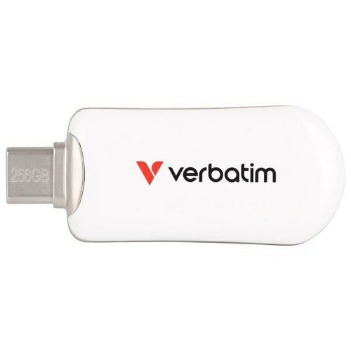 pendrive verbatim plectra 256gb usb-c    biały/white 30230 na Arena.pl