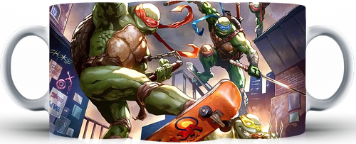 Kubek ceramiczny Żółwie Ninja - Turtles na Arena.pl
