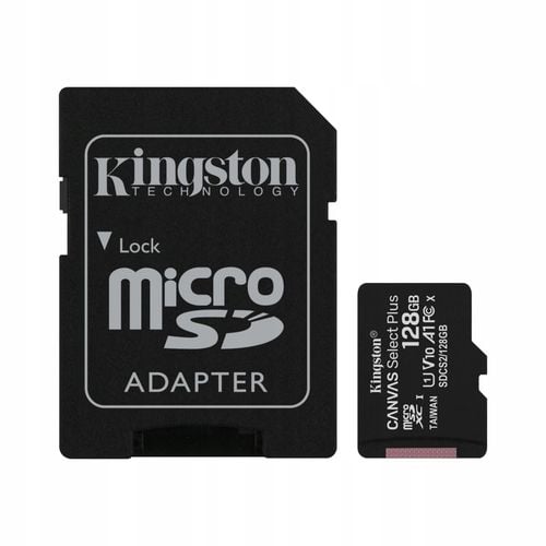 128GB microSD Kingston micro SDXC CL10 A1 100MB/s na Arena.pl