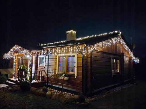 Kurtyna świetlna Led sople 301 - 500 lampek na Arena.pl