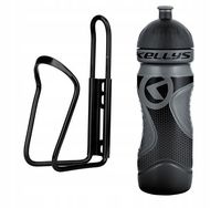 Bidon uchwyt KELLYS SPORT 022 700ml ANTRACYTE + Koszyk na bidon + 2 śruby