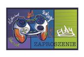 Zaproszenia urodzinowe Gamerskie Kontroler Pad, 10 szt.