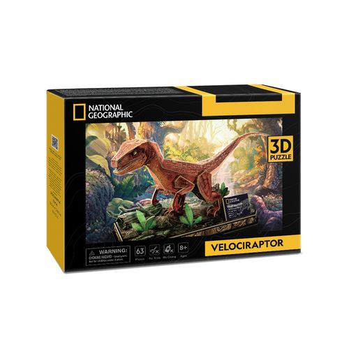 Puzzle 3D National Geographic Welociraptor 0534 na Arena.pl