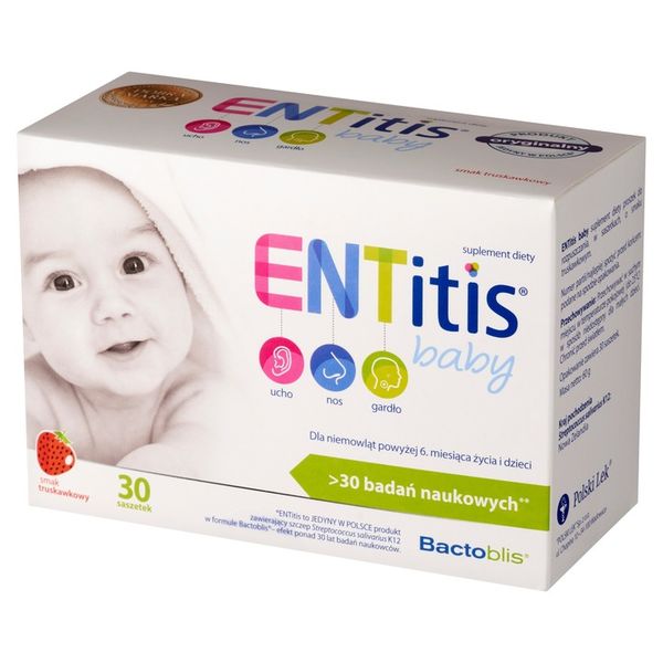 ENTitis Baby 30 saszetek truskawkowych zdjęcie 4