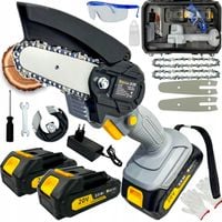 PIŁA ŁAŃCUCHOWA AKUMULATOROWA PILARKA ELEKTRYCZNA DO GAŁĘZI RĘCZNA 2xAKU