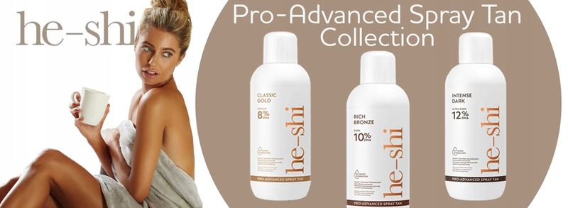 Płyn do opalania natryskowego He-Shi Rich Bronze 10%1L zdjęcie 2