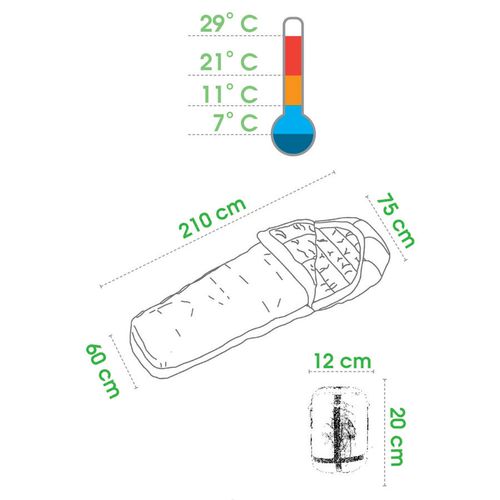 Śpiwór Spokey Ultralight 600 na Arena.pl