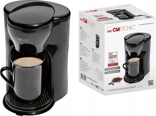 Ekspres przelewowy kawiarka na 1 filiżankę Clatronic KA na Arena.pl