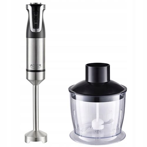 Blender Ręczny Zestaw 1800W Rozdrabniacz Turbo 4 Ostrza 20 Prędkości Adler zdjęcie 9