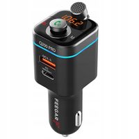 Feegar Transmiter Fm Bluetooth Ładowarka Qc 4.0 Pd