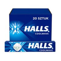 Halls Coolwave Cukierki 33,5 g x 20 sztuk