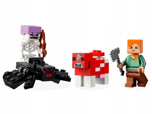 LEGO MINECRAFT Dom w grzybie 21179 + Zbrojownia 21252 MAINCRAFT Figurki na Arena.pl