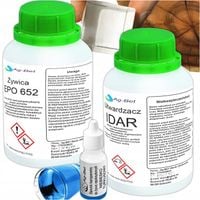 ŻYWICA EPOKSYDOWA ODLEWNICZA , KRYSTALICZNA DO DREWNA TRANSPARENTNA