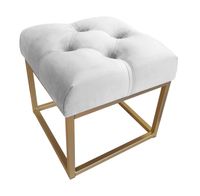 Pufa CHESTERFIELD LOFT ławka postawa złota MG39