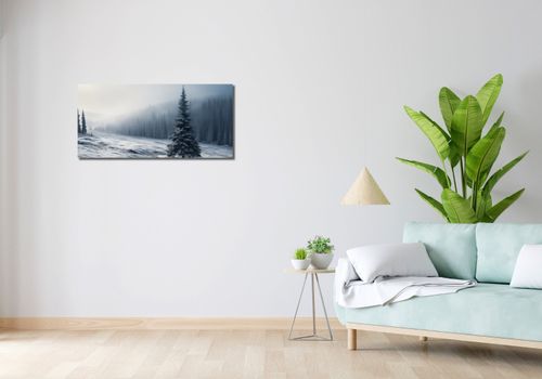 Obraz 90x40cm Samotna Choinka na Arena.pl