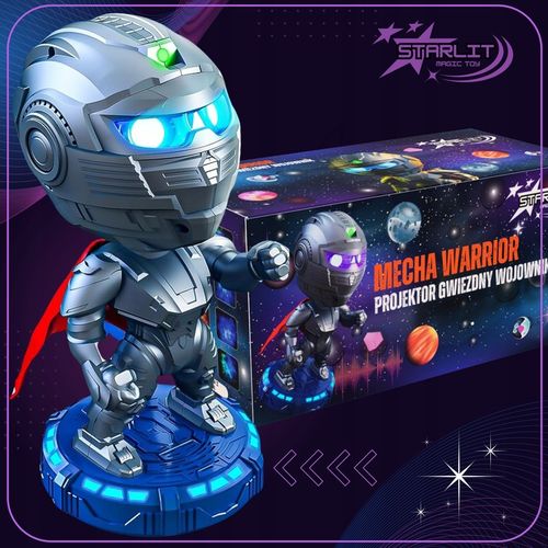 Projektor Gwiazd z Głośnikiem Bluetooth Lampka + 8 Dźwięków Relaksuje 4w1 na Arena.pl