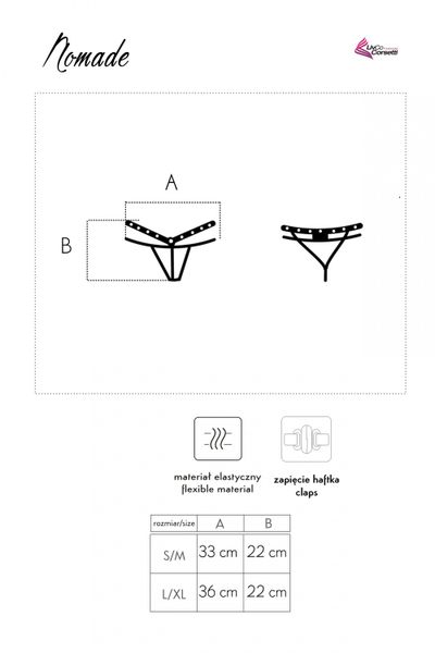 Stringi Nomade rozmiar - L/XL zdjęcie 6