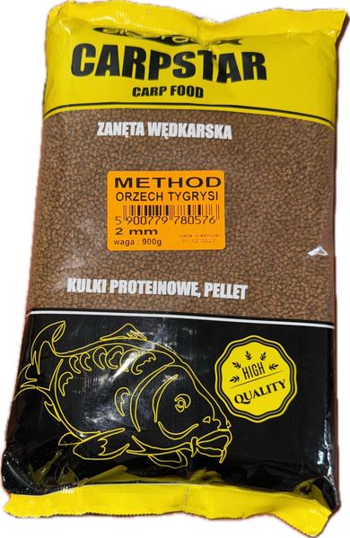 Carpstar Feeder Method Pellet 900g 2mm Orzech Tygrysi zdjęcie 1