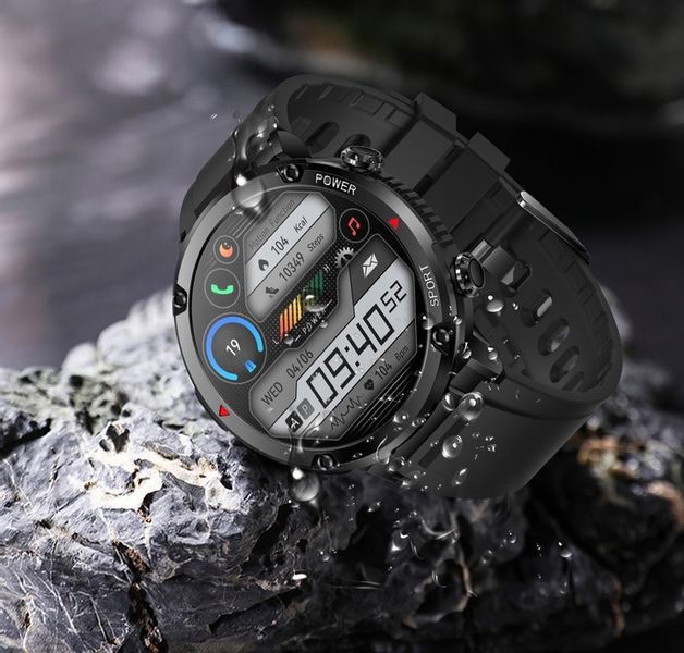 ZEGAREK MĘSKI SMARTWATCH SHD 400px CIŚNIENIOMIERZ PULSOMETR ROZMOWY PL MENU zdjęcie 4